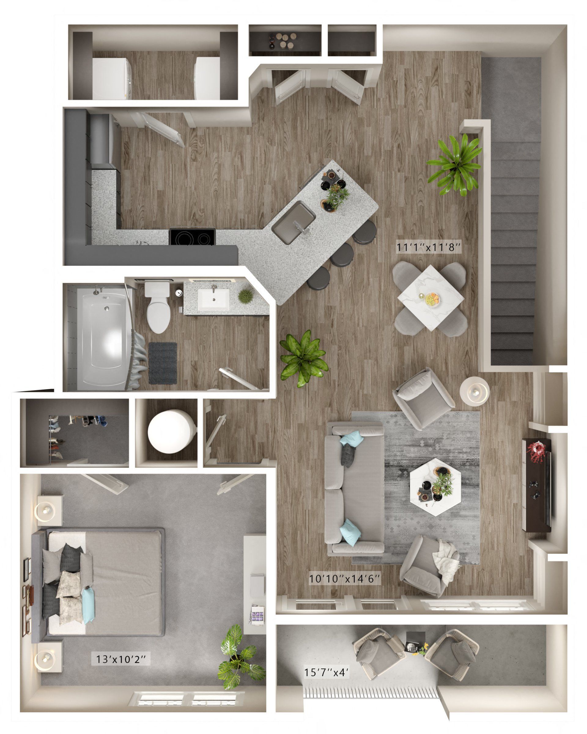 Upper Stonewall with Garage floor plan